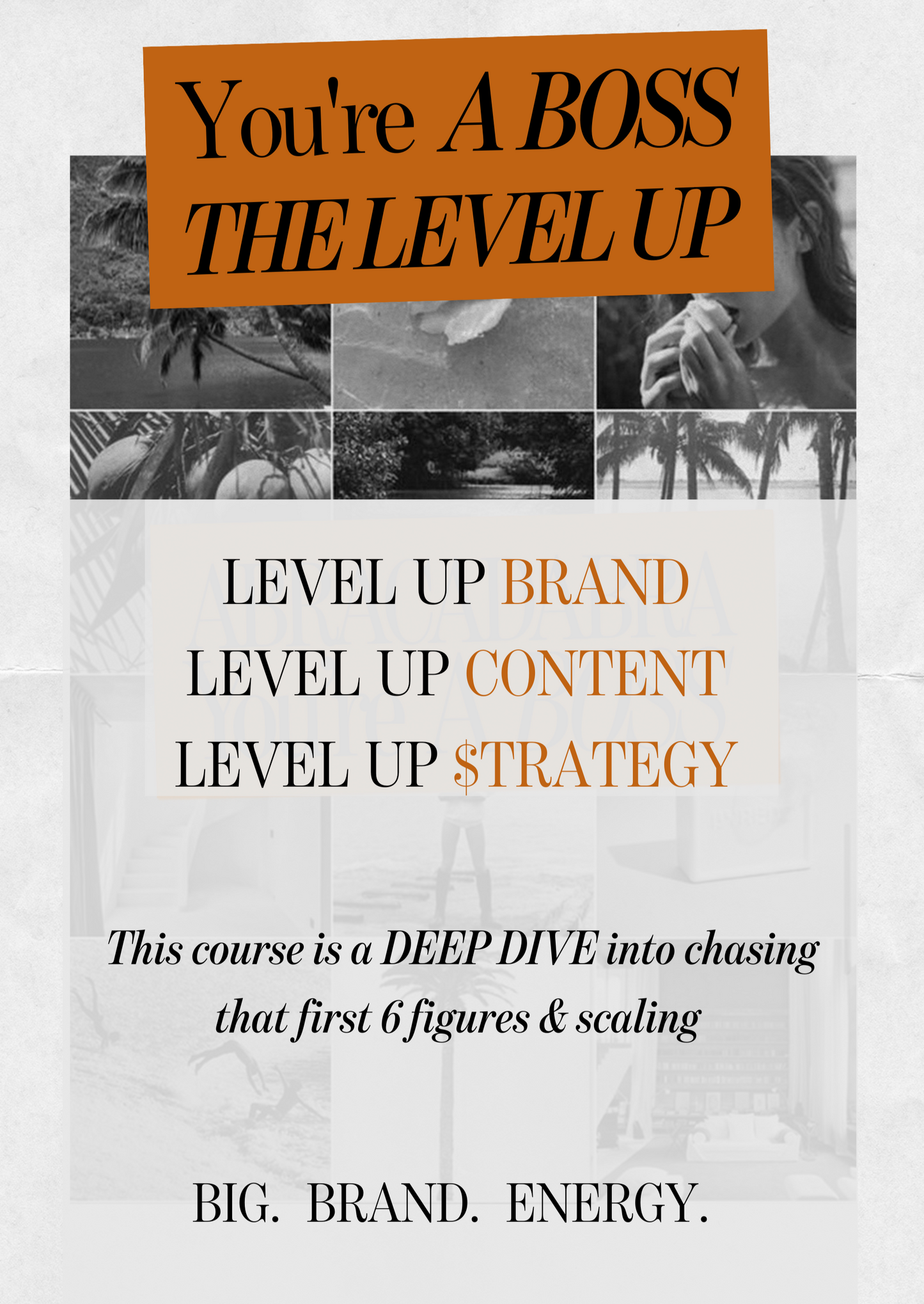 You're a Boss THE LEVEL UP